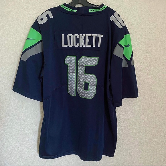 NWOT XXL Nike NFL Seahawks “Lockett” Number 16 Jersey Shirt - Picture 2 of 3